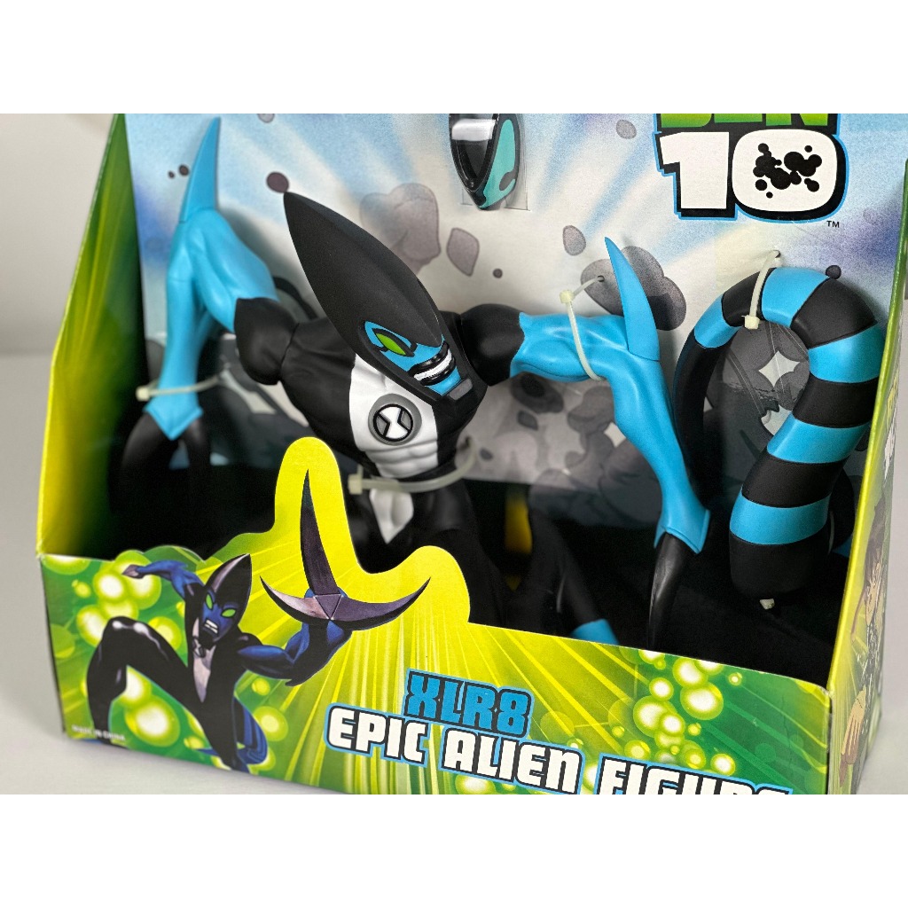 Boneco Xlr8 Epic Alien Ben 10 Clássico Original Bandai Novo
