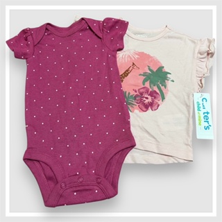 Kit Carters body e camiseta 0-3m NOVO em Oferta na Shopee
