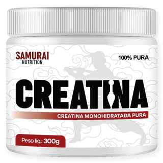 Creatina Monohidratada 300g Pura - Samurai Nutrition