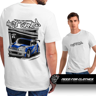 Camiseta BMW M3 GTR, Need for Speed Most Wanted, Carro, Jogo de Corrida, Automobilismo, Algodão