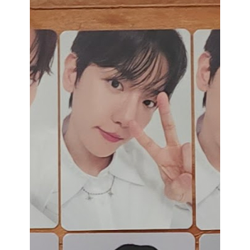 EXO photocard Lonsdaleite Baekhyun DOT Birthday Cafe Christmas