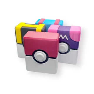 Porta Cartas Caixa Deck Box para Pokémon TCG (60 cartas) - Impressão 3D