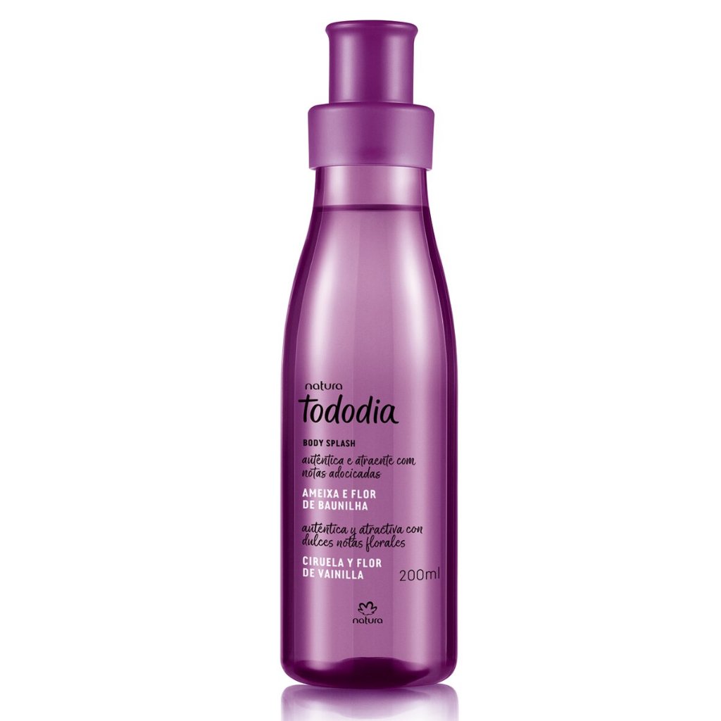Body Splash Natura Tododia Ameixa e Flor de Baunilha Feminino | Shopee ...