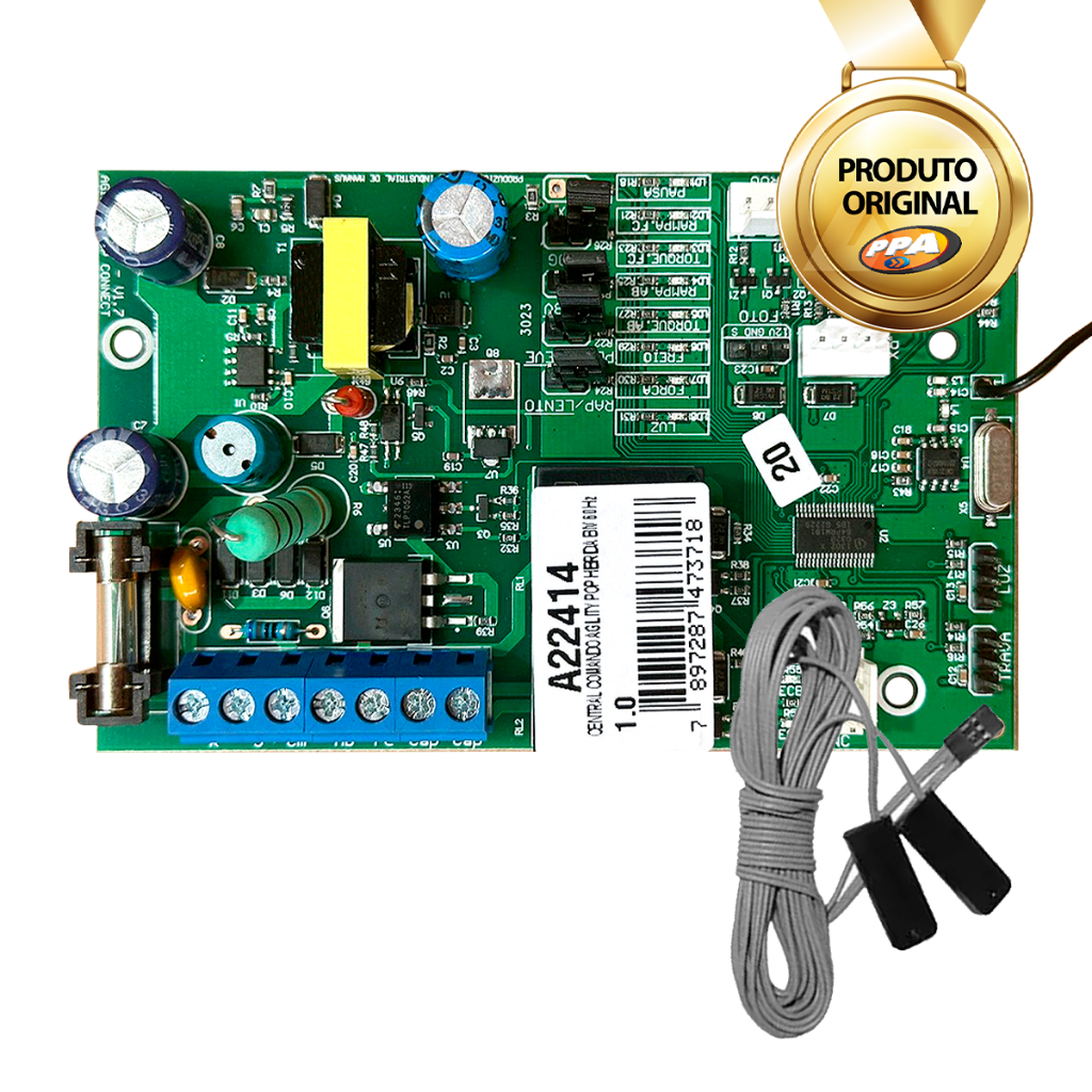 Central de Comando Bivolt PPA + Encoder P/ Basculante PPA
