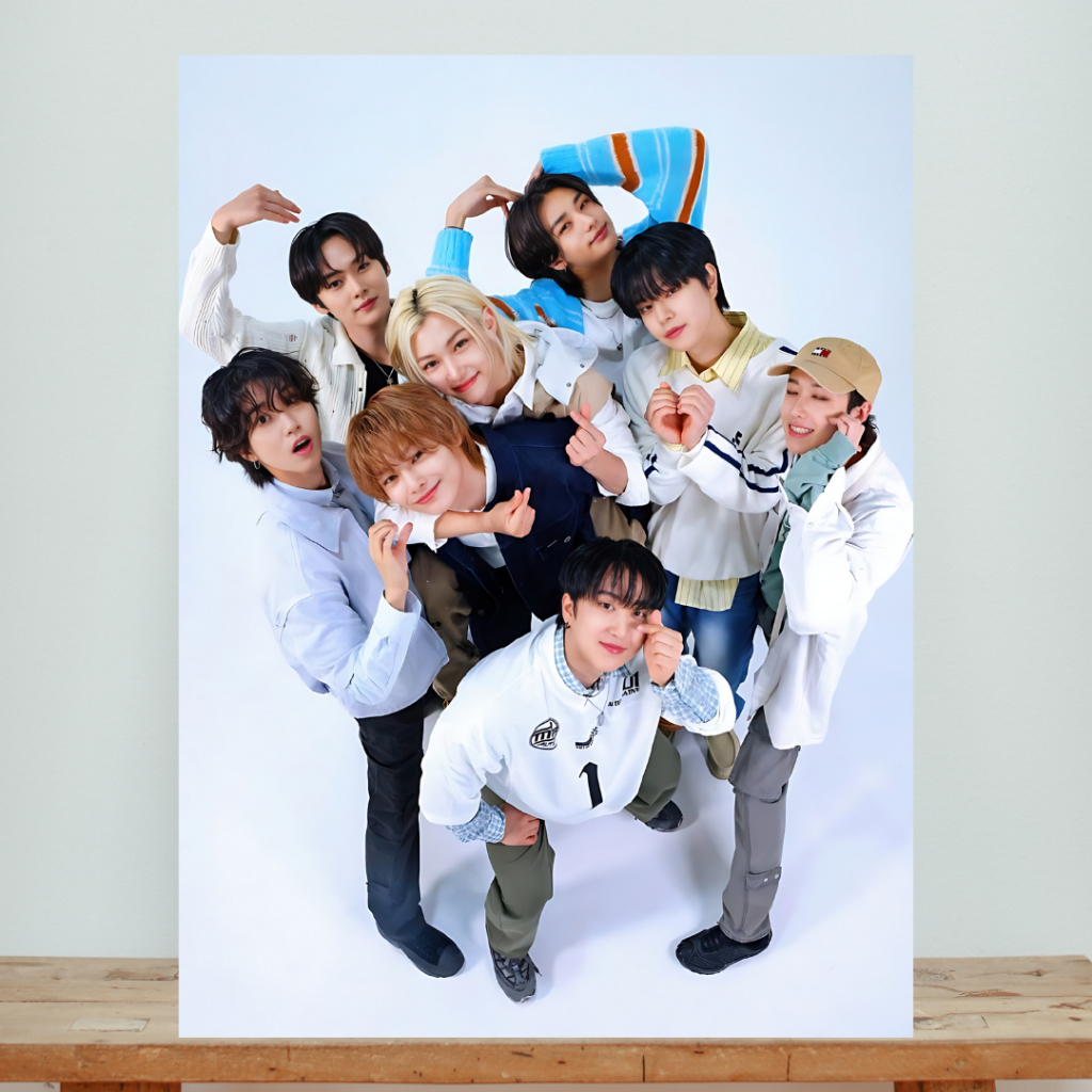 Stray Kids ハン MIROH サノク フォト 生写真 Quadro em Metal Print Personalizada STRAY KIDS ( Tamanho 20x28cm