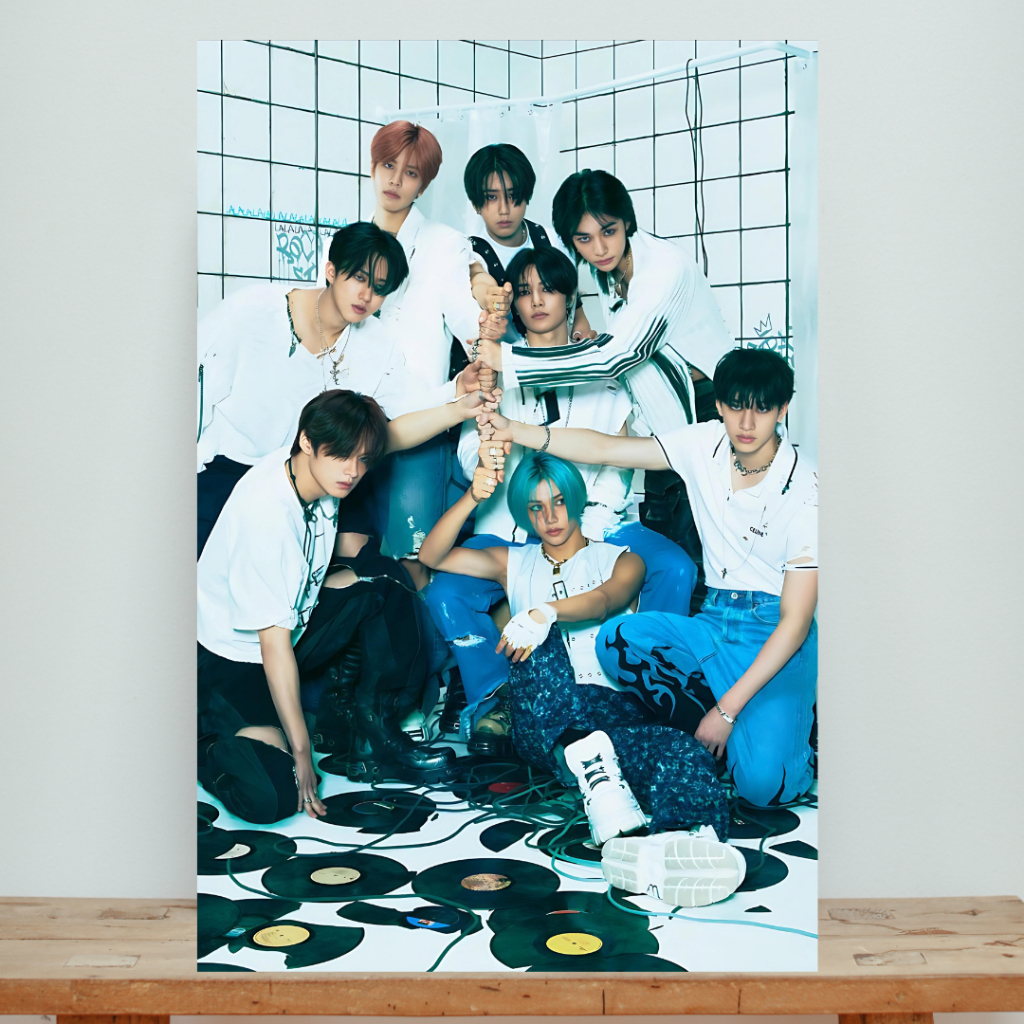 Quadro em Metal Print Personalizada STRAY KIDS ( Tamanho 20x28cm