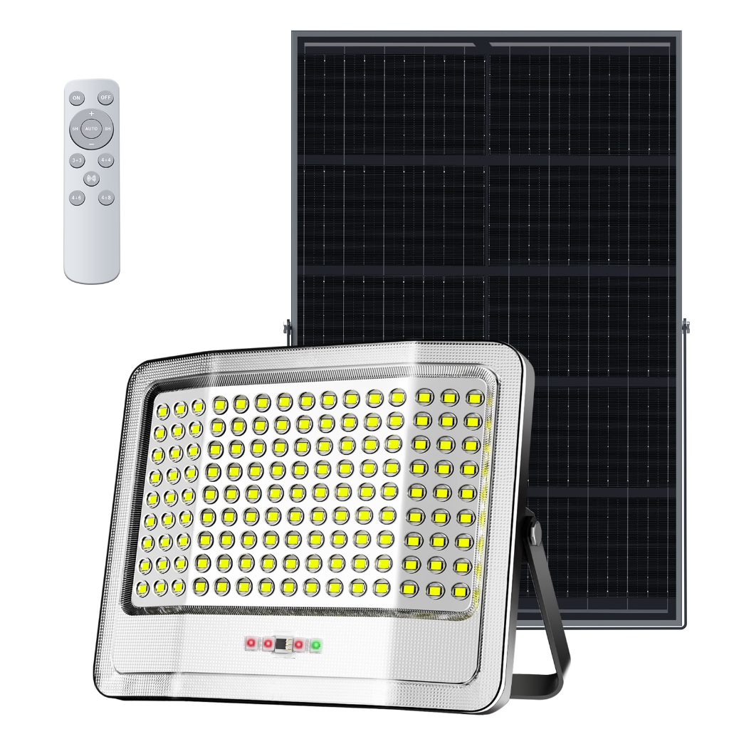 Refletor Ultra Led Solar 800w 6500k +Placa Solar+Controle | Shopee Brasil