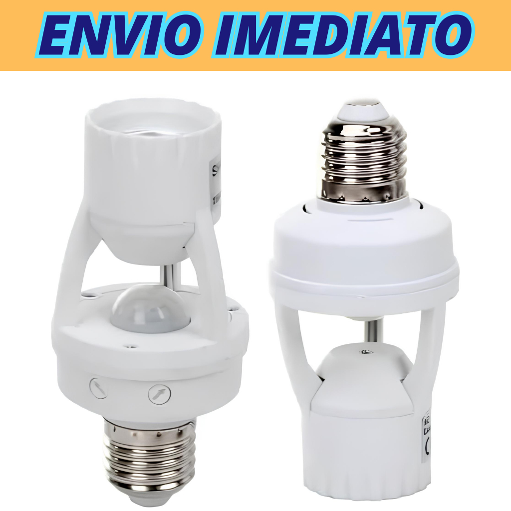 Soquete Sensor De Presença Sensor de Movimento Luz Iluminação Movimento ...