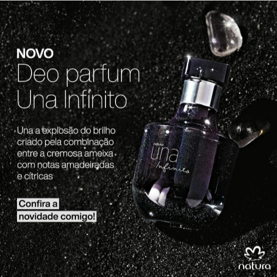 UNA Infinito Feminino Perfume Natura Produto original Consultora