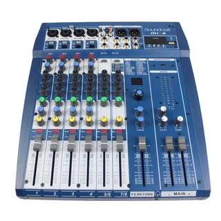 Mesa de Som Soundcraft MI-8 Profissional 8 Canais Com Efeito em Oferta na Shopee