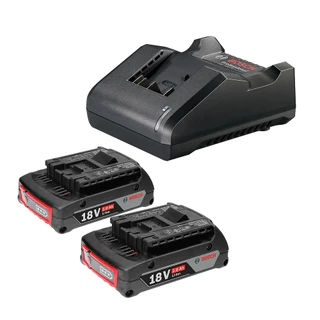 Kit 2 Baterias 2ah 18v + Carregador 18v Bivolt Bosch