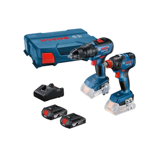 Parafusadeira Gsb 18v50 + Chave De Impacto Gdx 18v-200 Bosch