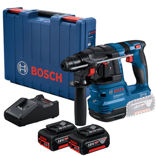 Martelete Perfurador Bosch Sds Plus 18v Brushless C/ 2 Baterias