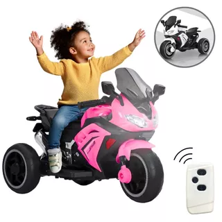 Moto Elétrica Infantil Menino Motinha Triciclo Passeio Brinquedo com Controle Remoto
