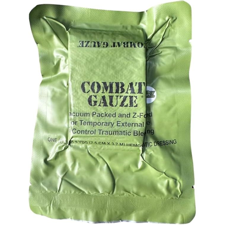 Combat Gauze Gaze Hemostática Primeiros Socorros Aph Tático | Shopee Brasil