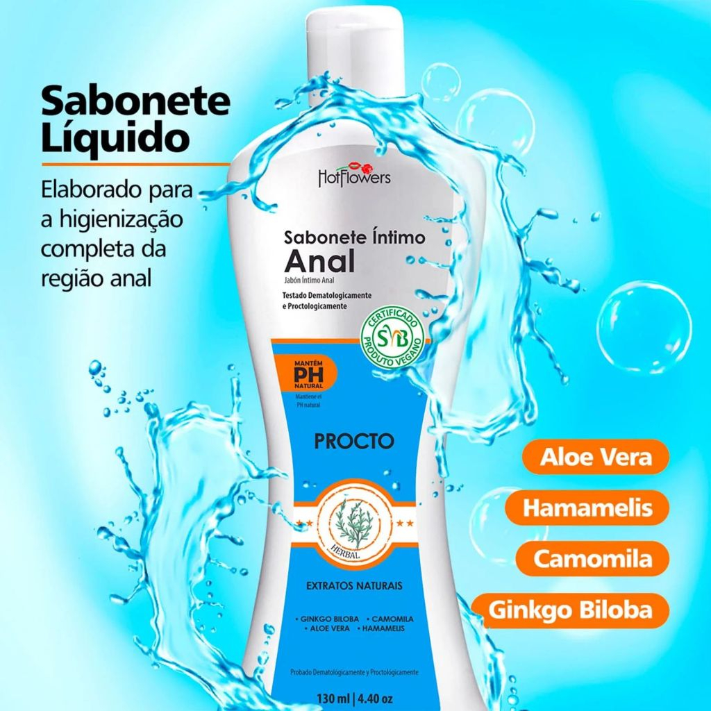 Sabonete Intimo Procto Anal Para Higiene Anal 130ml | Shopee Brasil