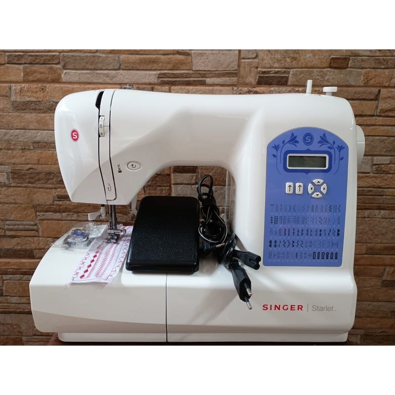 Máquina de costura eletrônica Singer Starlet 6680 Usada Revisada 110v ...