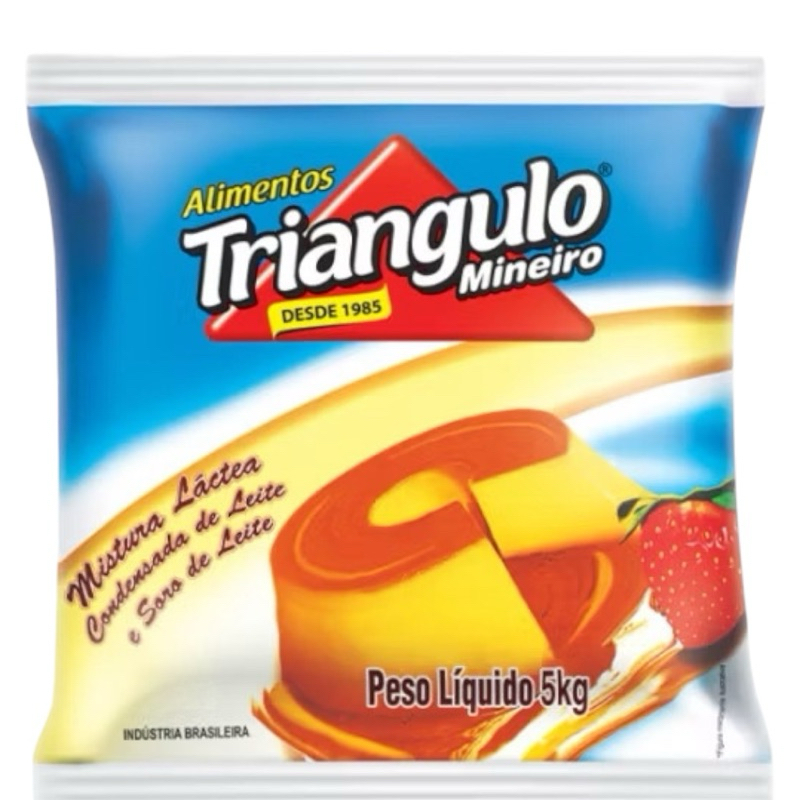 Leite Condensado Semidesnatado 5kg Bag - Triângulo Mineiro | Shopee Brasil