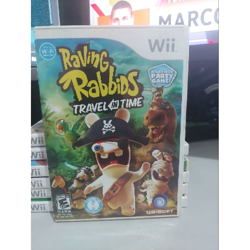raving rabbits travel in time Nintendo wii | Shopee Brasil