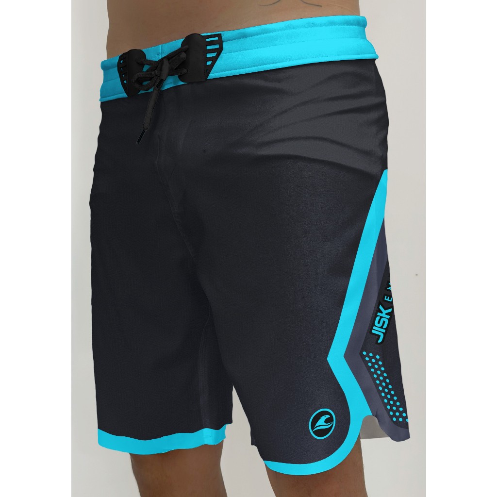 BOARDSHORT JISK - BERMUDA TACTEL SURF COM ELASTANO