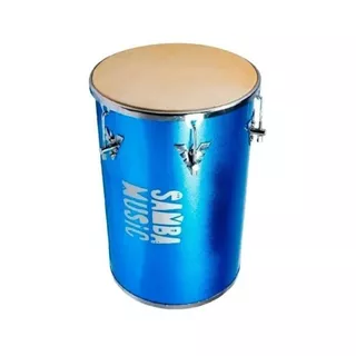REBOLO SAMBA MUSIC E PAGODE PHX 50x12 CROMADA PELE COURO MADEIRA