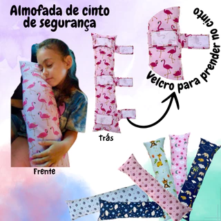 Almofada Protetor Cinto Segurança Infantil Descanso Conforto para cabeça pescoço Antialérgico em Oferta na Shopee