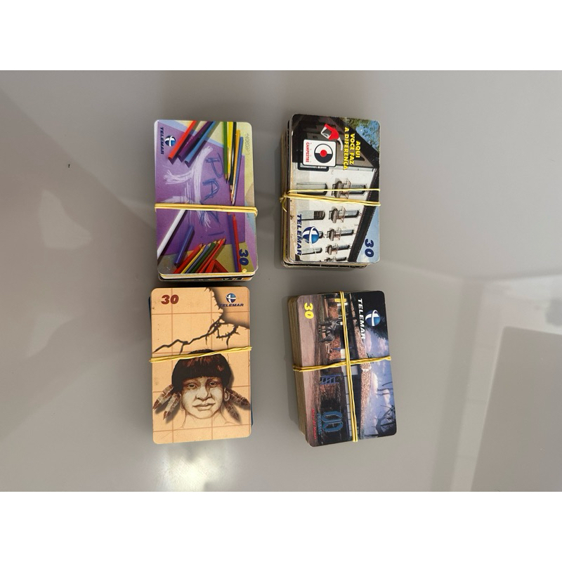 Cartões Telemar - Antigos - 260 Unidades | Shopee Brasil
