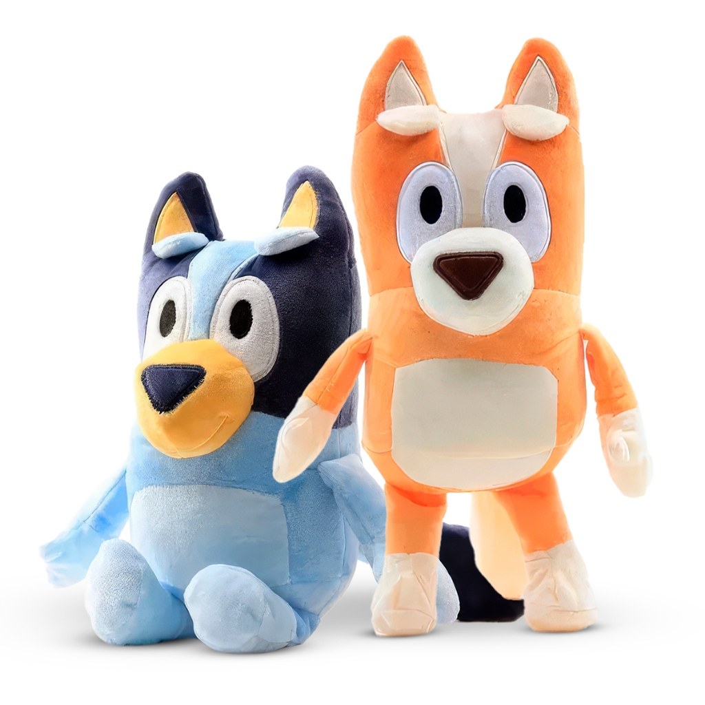 Kit Pelúcia Antialérgica 25cm Bluey E Bingo Desenho Infantil | Shopee ...