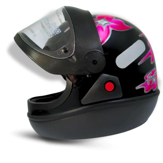 Capacete San Marino Feminino Original Taurus Femme Preto