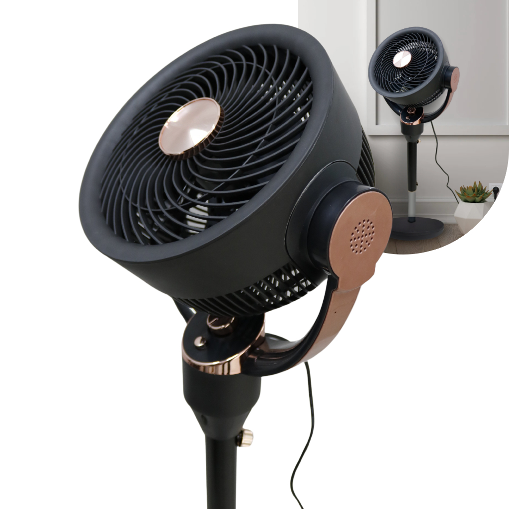 Ventilador De Chão Silencioso Circulação Aromatizador Fx206 127v ...