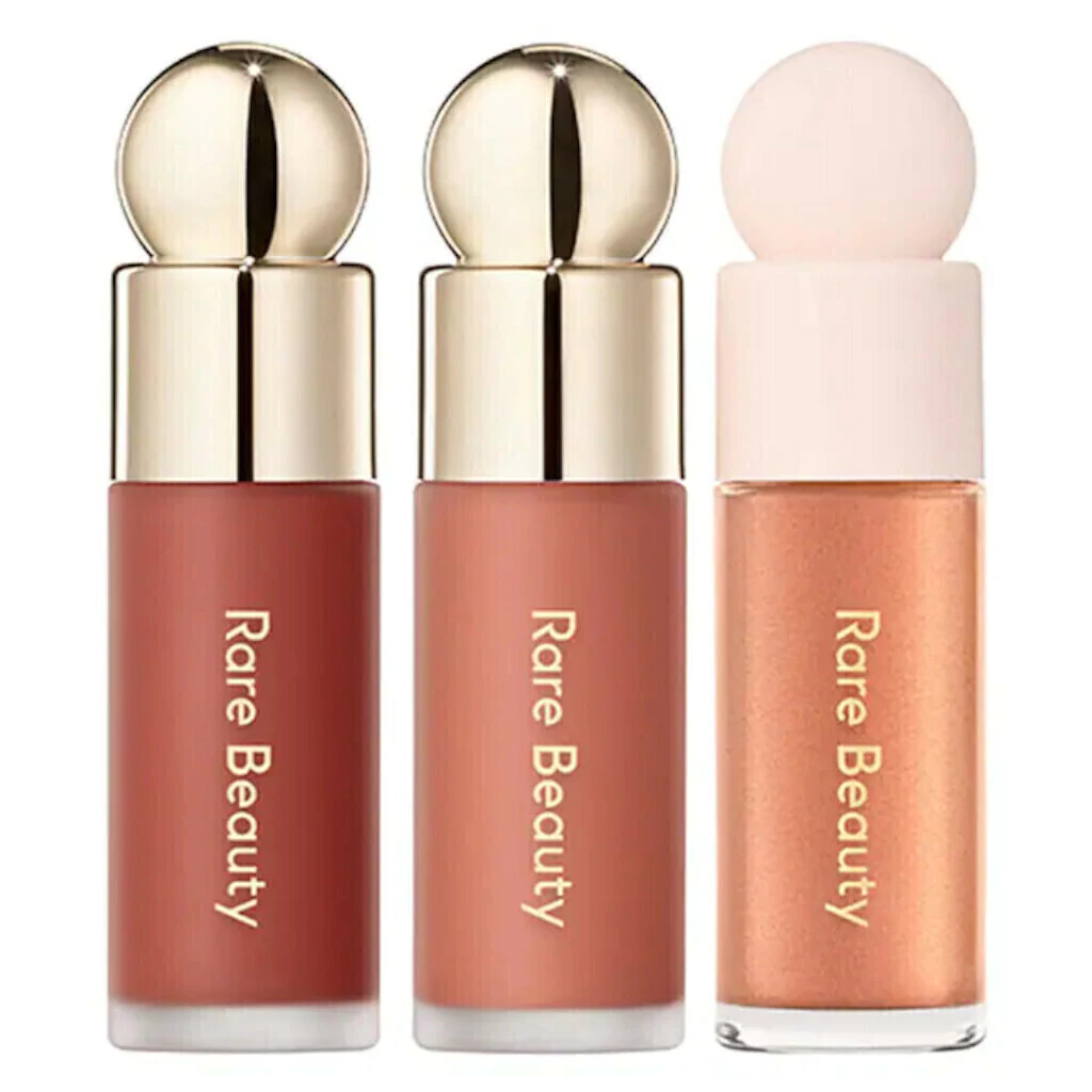 Rare Beauty Mini Blush & Luminize Trio | Shopee Brasil