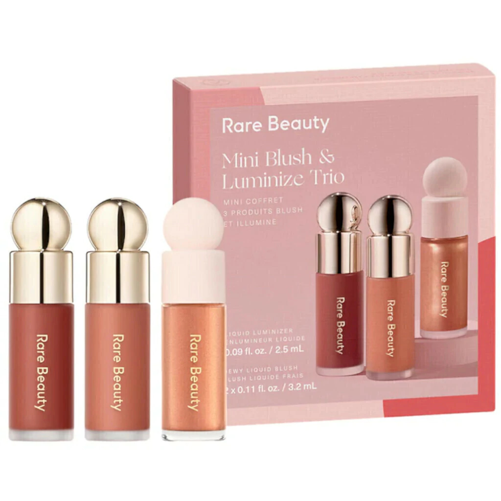 Rare Beauty Mini Blush & Luminize Trio