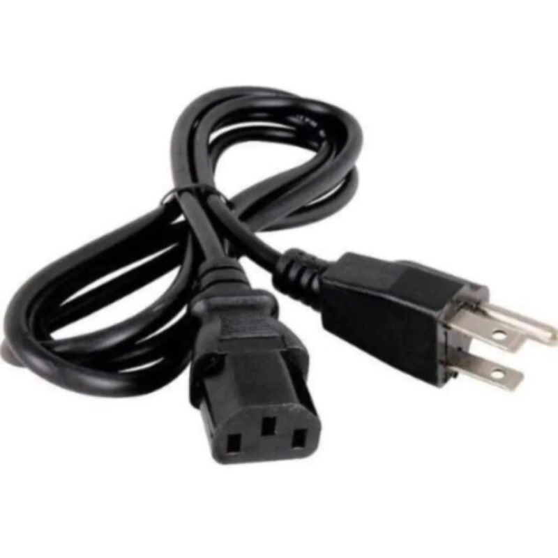 Lote 3 Cabos Força Energia IEC C13 Plug Americano PC Monitor Usado ...