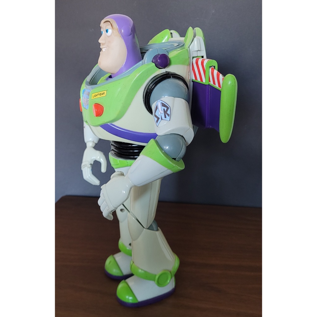 Raro Boneco Buzz Lightyear 1a Versão anos 90 Thinkway Toy