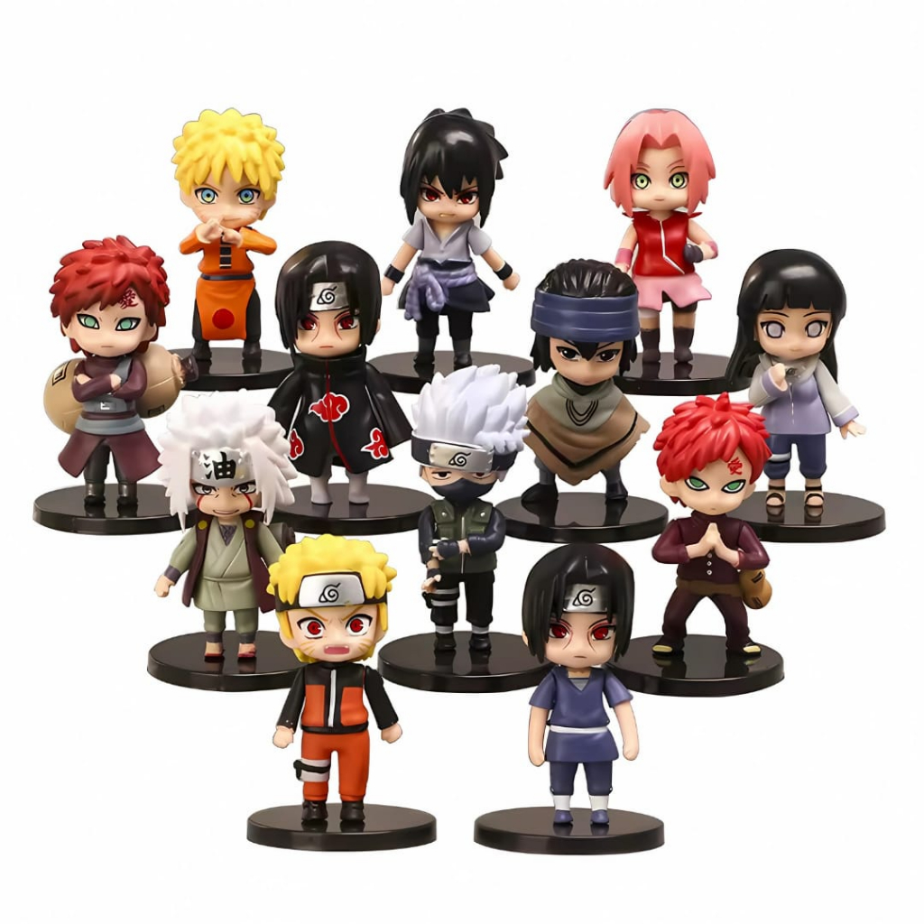Bonecos Naruto Anime Action Figure Boneco de Decoração Brinquedo Miniatura