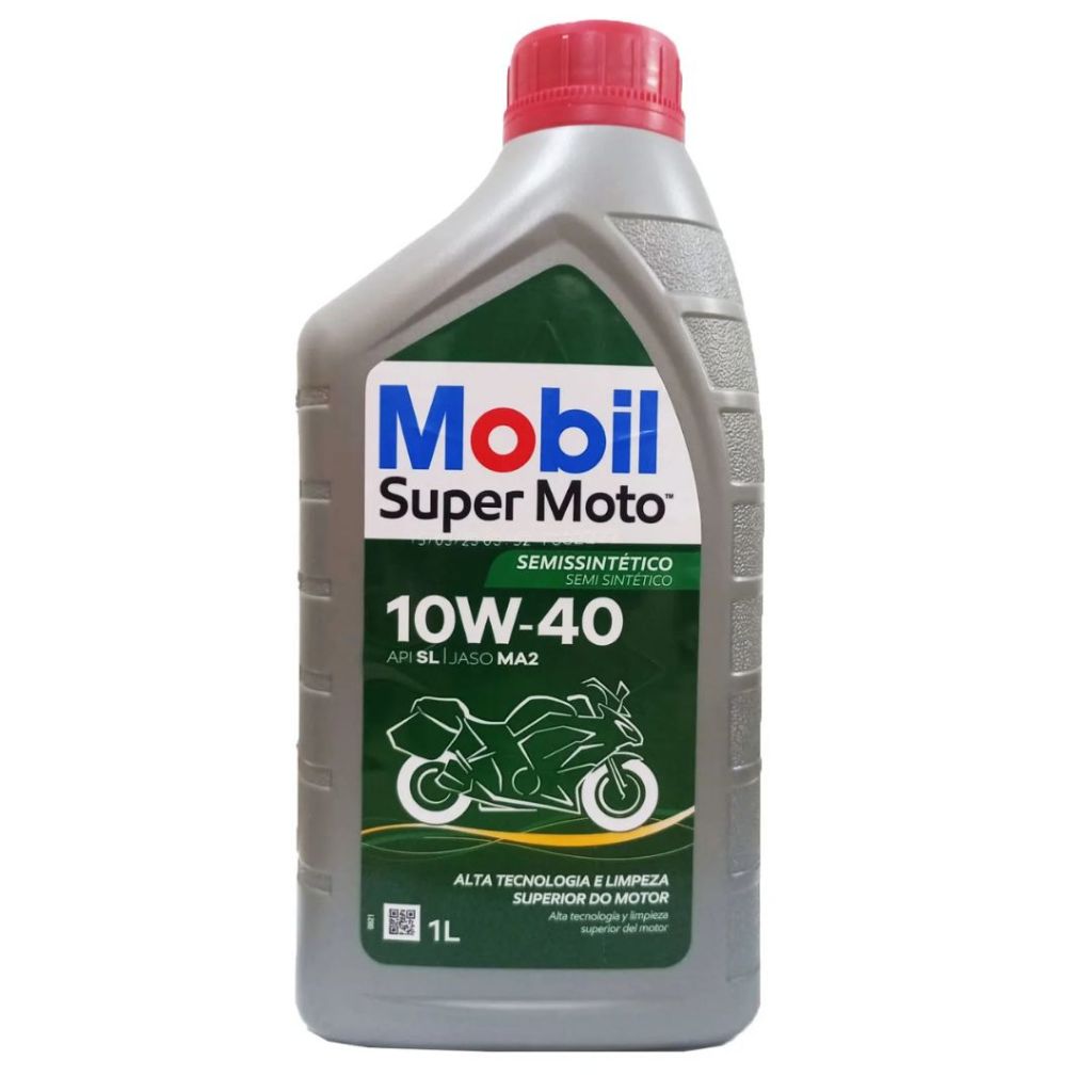 Óleo Mobil Super Moto 10W40 Semissintético 4 Tempos 1 Litro Shopee Brasil