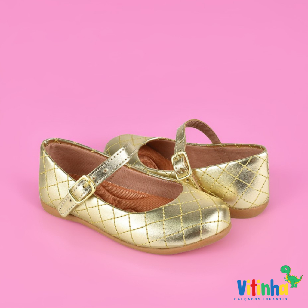 Sapato Sapatilha Baby Infantil Feminina Sapato Boneca Infantil