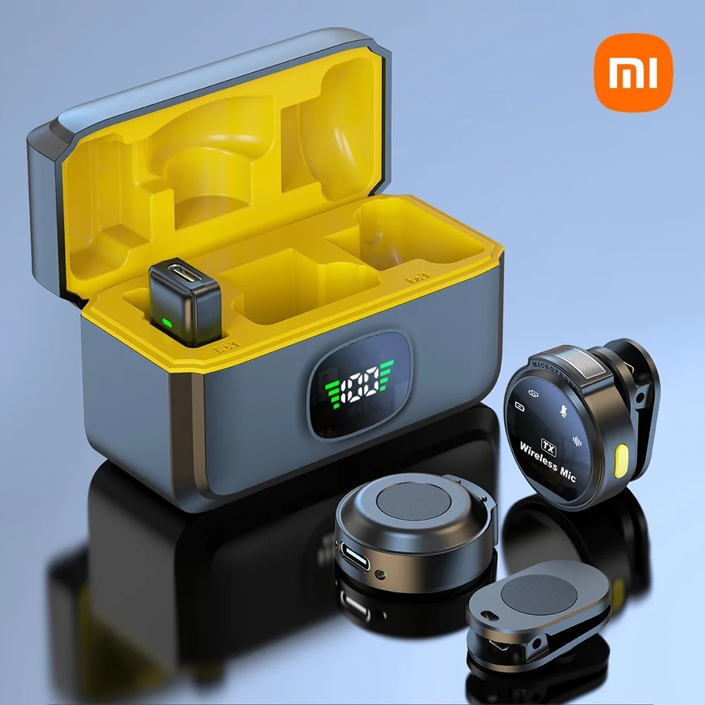 Microfone Lapela Xiaomi Redondo J6 Bluetooth Sem Fio iPhone