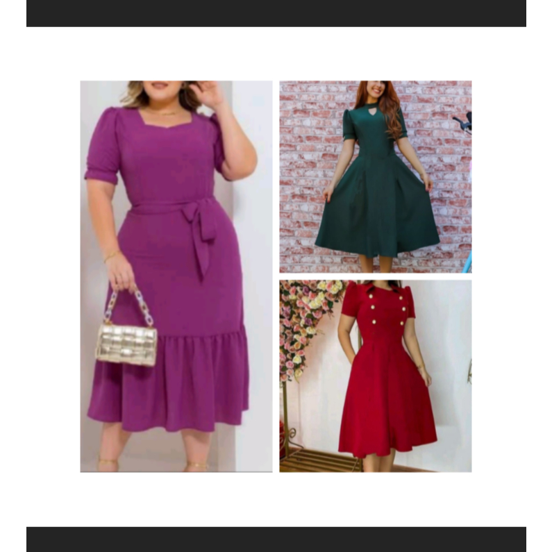 VESTIDO MODA EVANGÉLICA GOSPEL CRISTÃ ELEGANTE SOLTINHO VESTE 36 AO 50 ...