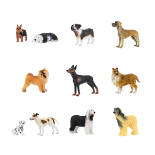 Cães & Gatos Gulliver Figuras Realistas Estatuetas de Animais Crianças Brinquedos Educativos