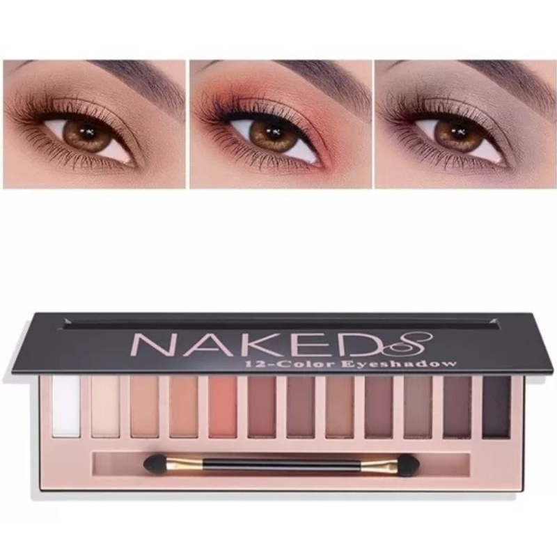 Paleta De Sombras 12 Color Eyeshadow Naked Shopee Brasil