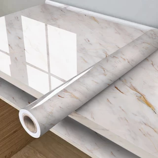 Papel de Parede Mármore Lavável Quarto Sala Cozinha Banheiro Autocolante