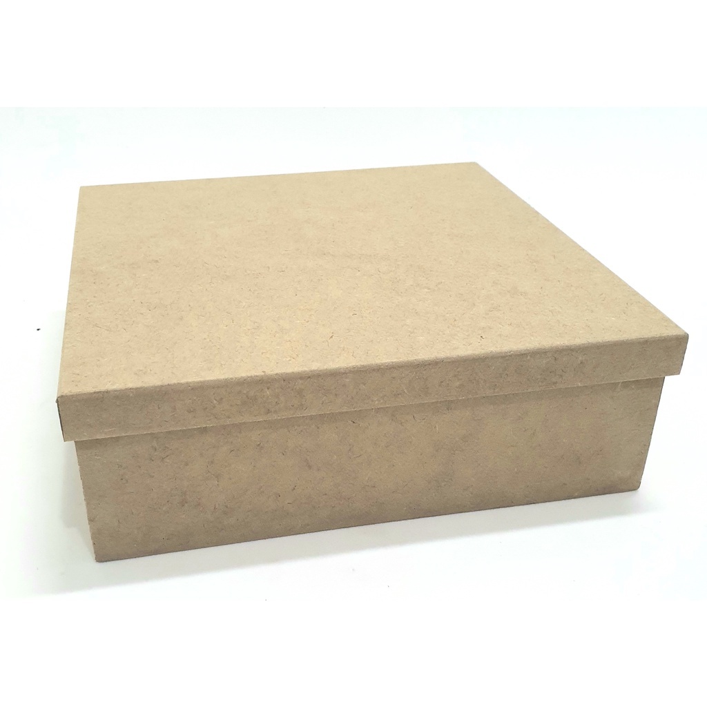 Caixa com tampa em MDF cru 20x20x10 - 5 unidades Casamento lembrancinha ...