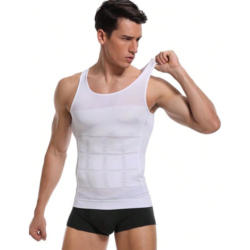 Imagem do produto camisa masculina Cinta modeladora masculino camiseta camiseta regata modeladora camiseta de compressão regata 6