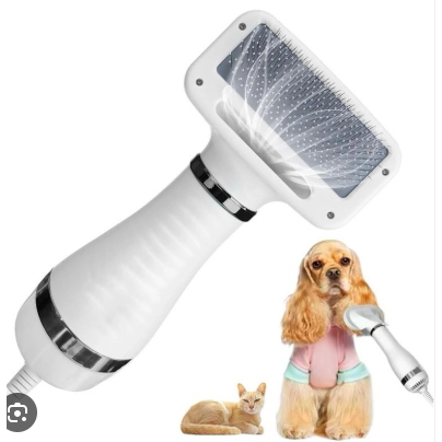 Escova Secadora Pet - Seca Remove Pelos Cachorro Coelho Gato 110v