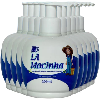 KIT 10 LOÇÃO HIDRATANTE CORPORAL LA MOCINHA CBB COSMÉTICOS PERFUMADA