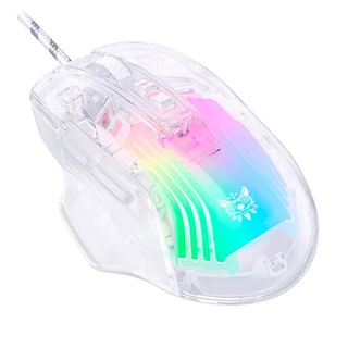 Mouse Gamer Onikuma CW923 12800 DPI 7 Botões RGB Branco