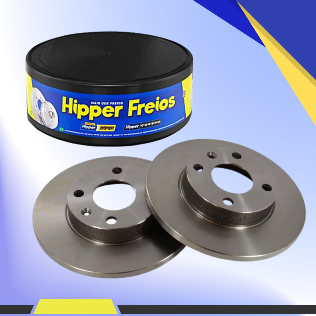 PAR DE DISCO FREIO - HIPER FREIOS HF23 - CORSA/CELTA/PRISMA | Shopee Brasil