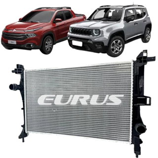 Radiador Eurus Toro Renegade 1.8 2016 2017 2018 2019 2020 2021 2022 2023