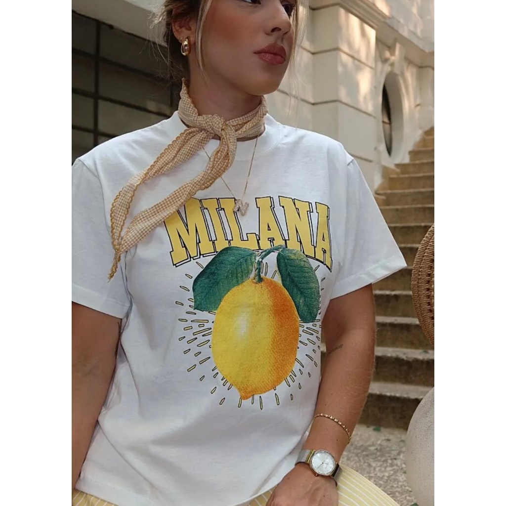 T SHIRT Milana Shopee Brasil